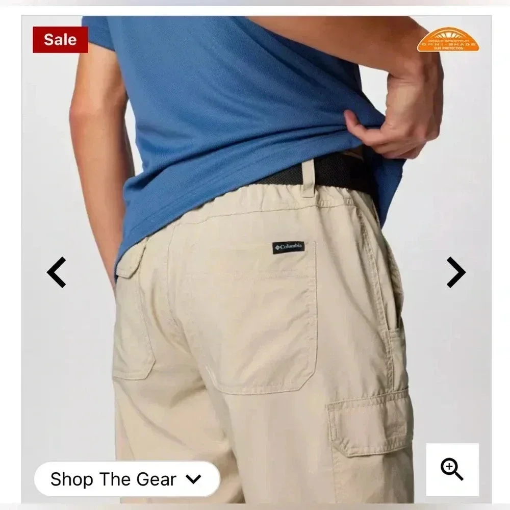 Columbia ™ Utility Convertible Pants size 46W 30L STRAIGHT
